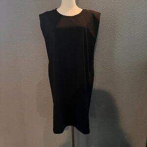 THE DROP MARIANA POWER SHOULDER MINI DRESS -BLACK -  NEW WITH TAGS - LBD - XL